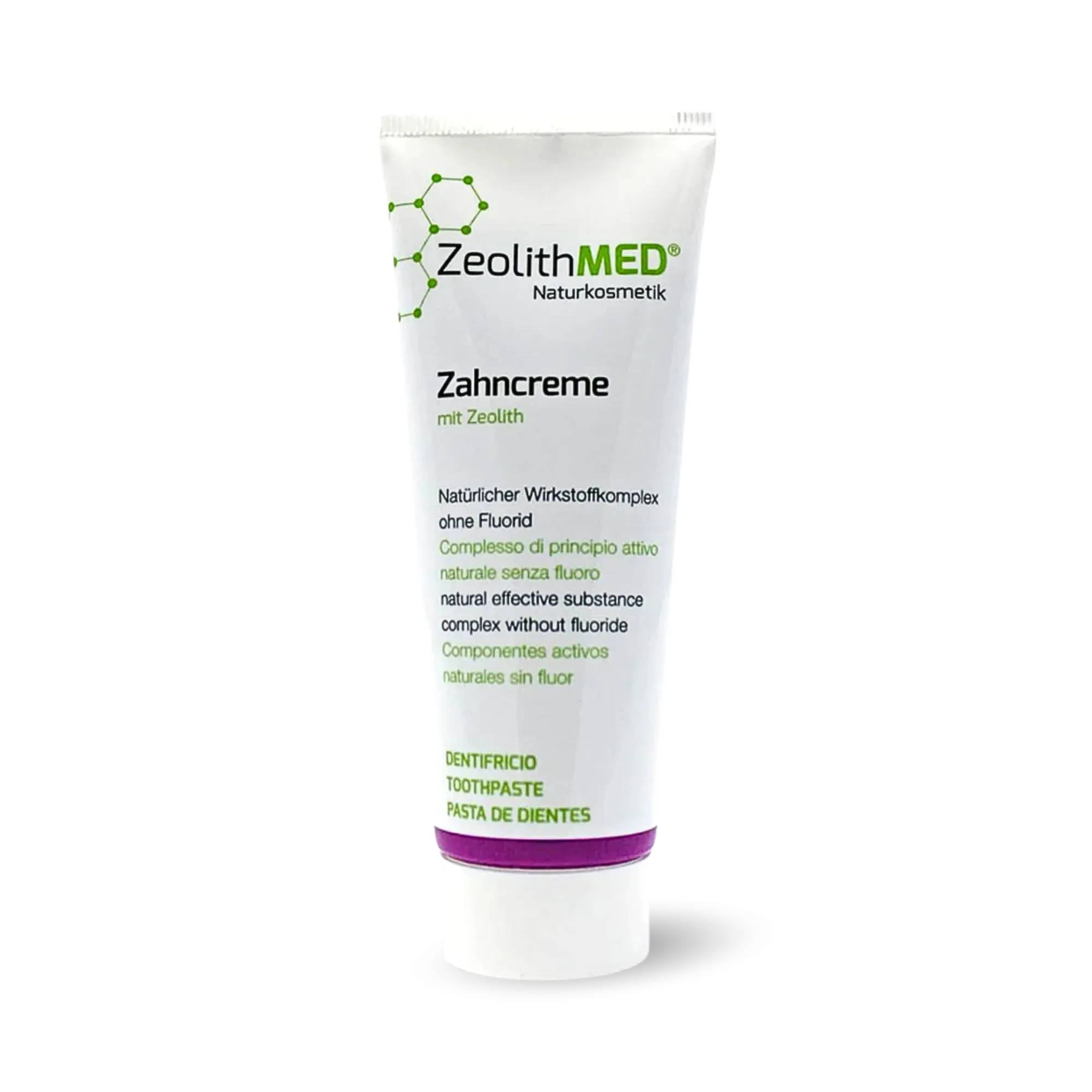 Zeoliet tandpasta fluoridevrij met xylitol en pepermunt