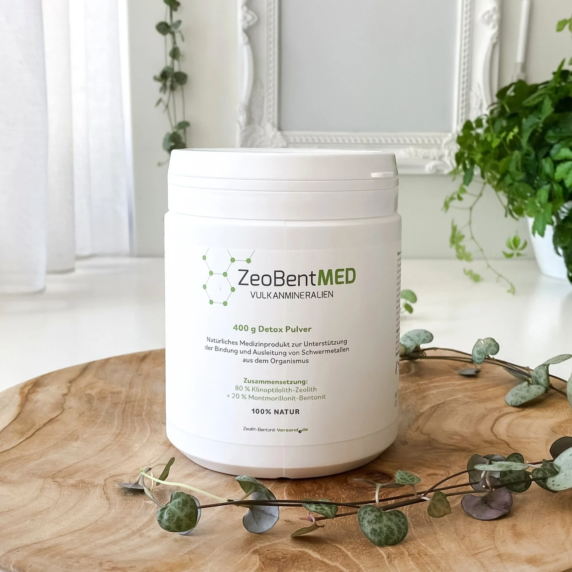 Detox vulkaan poeder zeoliet en bentoniet voor zuivering en gezondheid